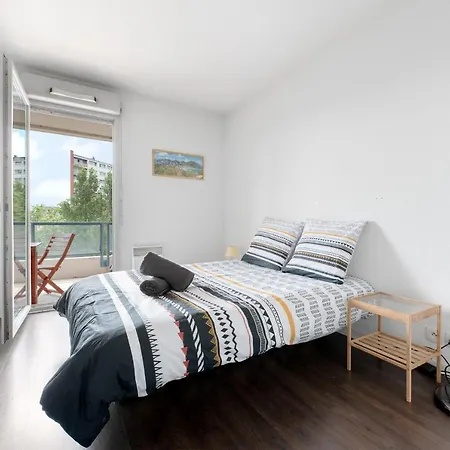 T3 - Grand Balcon Vue Canal - A 3 Pas De La Gare Тулуза